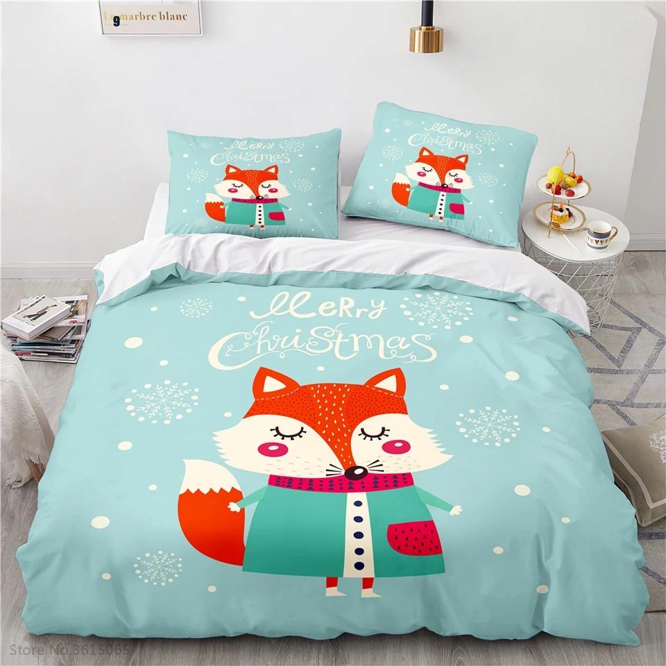 Cartoon 3d King Rabbit Printed Bedding Set Bed Linen Children Bedclothes Duvet Cover Sets Pillowcase Twin Full Queen King Size