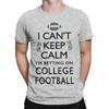 Unisex WoUnisex New Arrival Betting on College Football T Shirt Tee 100 Cotton Tshirts Clothing