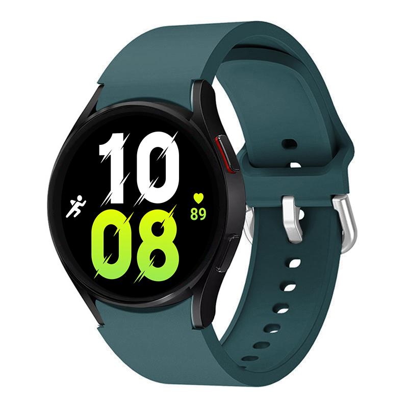 Оригинальный ремешок для Samsung Galaxy Watch 4/5/6 classic 47мм 43мм 44мм 40мм Силиконовый браслет без зазоров для Galaxy Watch 5 pro 45мм