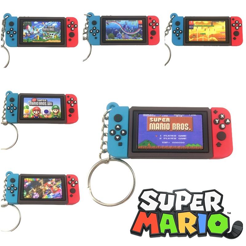 Супер Марио Switch Игровая Консоль Модель Брелок Подвеска Брелок Для Детей Подарки Рождество