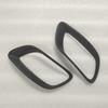 Fiber Glass Matt Black Primer Car Rear Bumper Exhaust Decorative Frame For BMW X6 E71 2008 - 2013 FRP Muffler Tail Pipe Cover