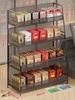 Multi-Layer Display Rack for Snacks, Baby Items, and Stationery in Convenience Stores and Pharmacies