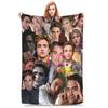 The Twilight Saga Blankets Fleece Textile Decor Edward Robert Pattinson Breathable Soft Throw Blanket for Bed Bedroom Rug Piece