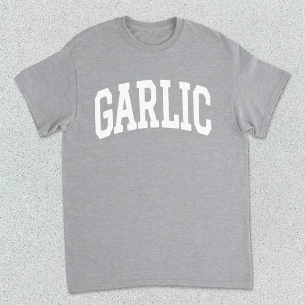 Garlic TShirt Woman Man Casual Cotton Graphic T Shirts Creative Streetwear Camisetas Tops Tee Shortsleev