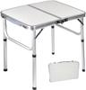 Lasola Camping Table Folding Table Outdoor Folding Table Height Adjustable In 2 Levels 60 X 45 X Cm Load Capacity 30kg Lightweight Folding Table