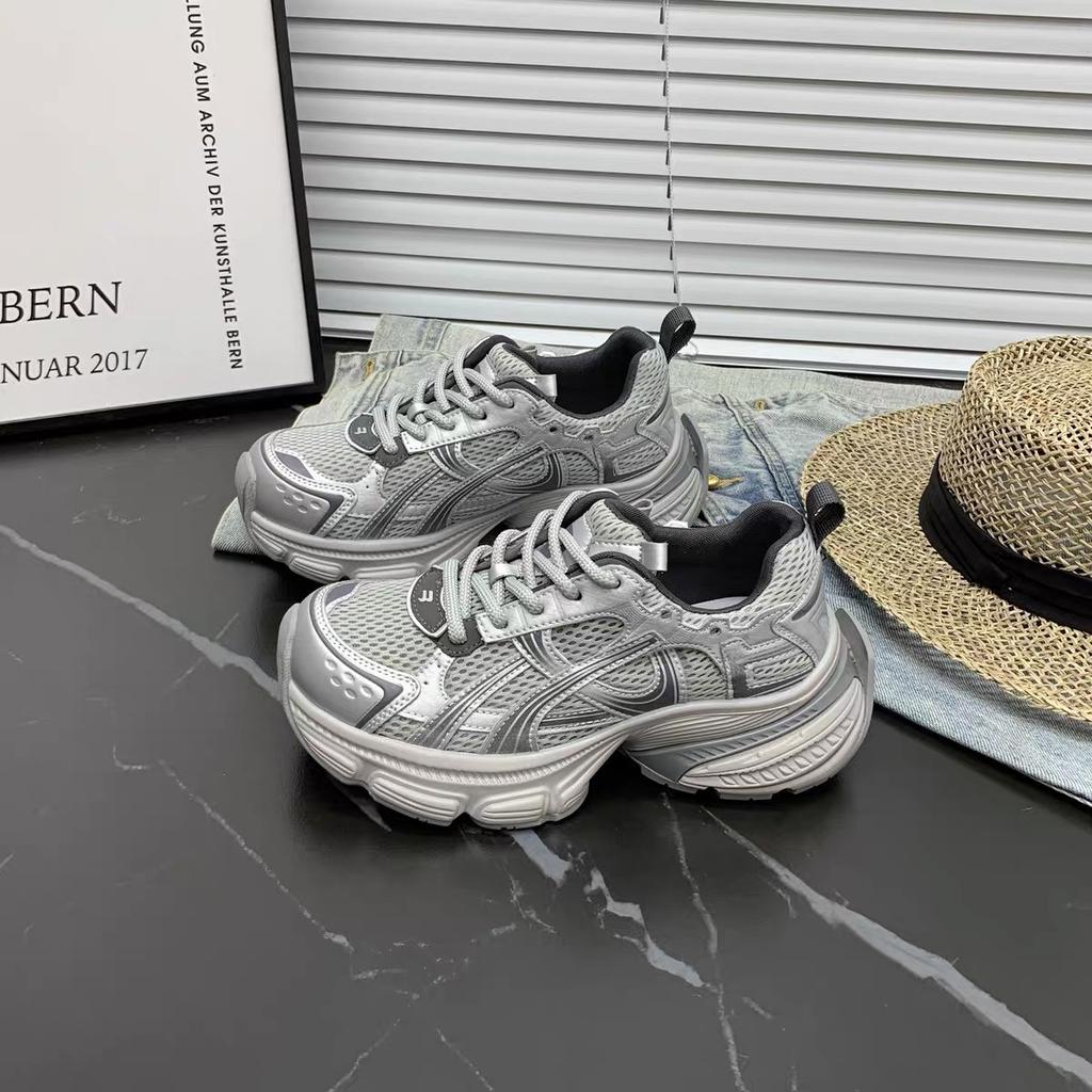 Дышащие и легкие, новая толстая подошва с увеличением высоты летом, женская повседневная спортивная обувь, обувь для путешествий, женские модели