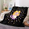 1Pc Boxy Friends Picnic Party Blanket For Couch Bed Plush Cozy Fuzzy Blanket Super Soft Warm Blankets For Fall And Winter 091824