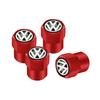 For VW 4Pcs Car Tire Valve caps Car Sticker for VW Volkswagen Passat Golf Polo Touran Accessories YHBE-V487 EM1