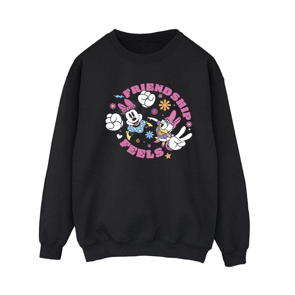Disney Womens/Ladies Minnie Mouse Daisy Friendship Sweatshirt