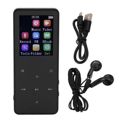 Bluetooth MP3-плеер 1,8-дюймовый сенсорный экран Встроенный динамик Поддержка карты памяти 128 ГБ Shuffle Single