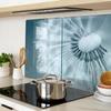 Kitchen Multifunctional Decorative Glass Boards Dandelion 2x40x52 cm