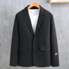 Мужской деловой костюм размера плюс 11XL, модный повседневный пиджак на весну и осень, мужской пиджак