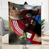 Football Match Progress Blanket Ultra-Soft Suitable for Office Seaside Bedding for All Seasons Modern Style Birthday Christmas Gift Blanket