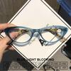 Vintage Anti Blue Light Cat Eye Reading Glasses Women Myopia Customize Prescription Optical Lens Photochromic Eyeglasses Frame