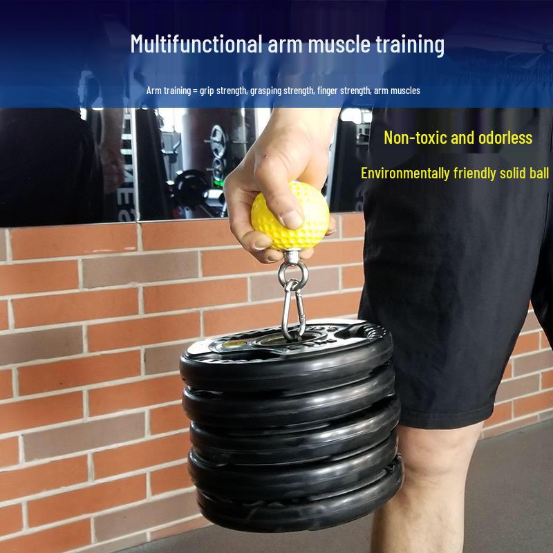 Anti-slip Rock Climbing Pull-up Power Ball Grips - Hand Gripper & Strength Trainer Kettlebell Fitness Exercise Tool