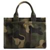 Coach Cargo 20-буквенный логотип застежка-молния холщовая сумка-тоут сумка-тоут сумка для покупок сумка женская маленький размер камуфляжный цвет
