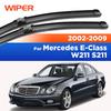 Для Mercedes E-Class W211 S211 2002-2009 2003 2004 2005 2006 Дворники Передние щетки стеклоочистителя Лобовое стекло Окно Щетка 26"+26"