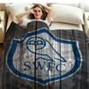 1PC Sheffield Wednesday Football Club Custom Name Patterned Flannel Blanket Suitable For All Seasons for Home Decor Warmth and Comfort Gifts Holiday P