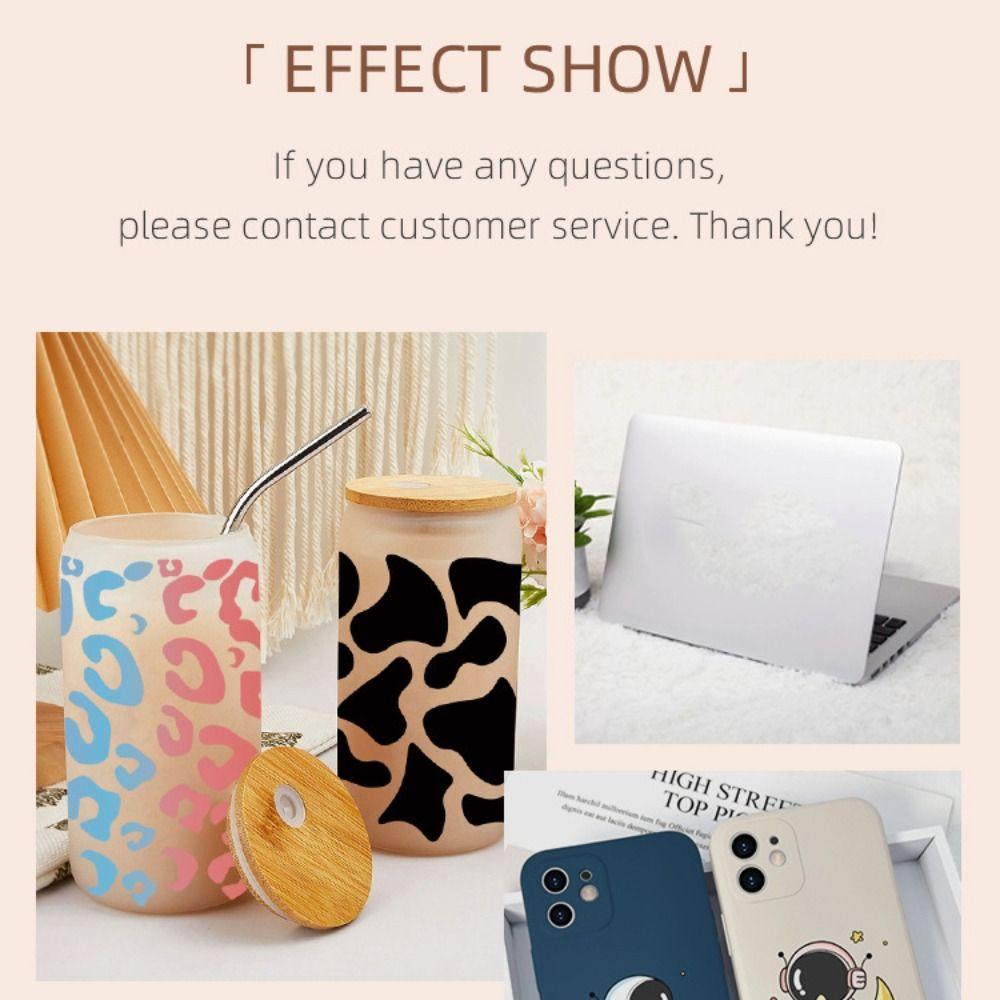 Водонепроницаемая УФ-переносная наклейка DTF, утюг на переносной наклейке на чашку, новая обертка для чашки, стеклянные чашки 16 унций