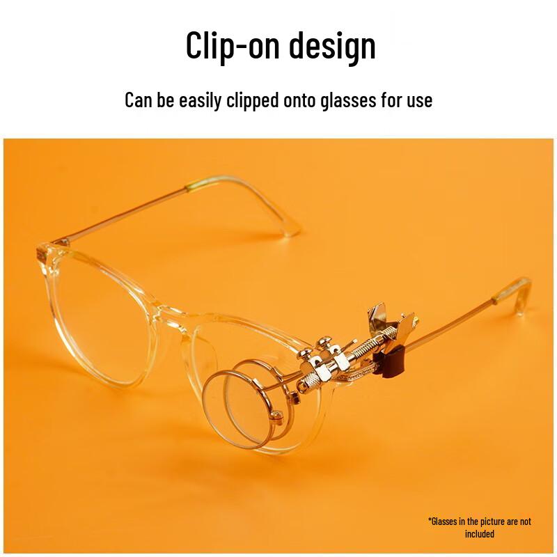 Miflame Clip-On Dual Lens Magnifier