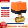 Cross-border Electric Ball Valve, NPT Thread AC110V/230V, 3-Wire/2-Control, 2-Wire/1-Control, 2-Way Electric Valve