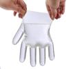 100pcs Disposable Transparent Pe Gloves Food Preparation Gloves Food Handling Uniform Size Clean And Hygienic