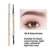 Waterproof Eyebrow Pencil Non-staining Long-lasting Eyebrow Powder Extremely Fine Double-headed Eyebrow Pencil