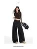 Autumn Women's High-Waist Loose Wide-Leg Pants