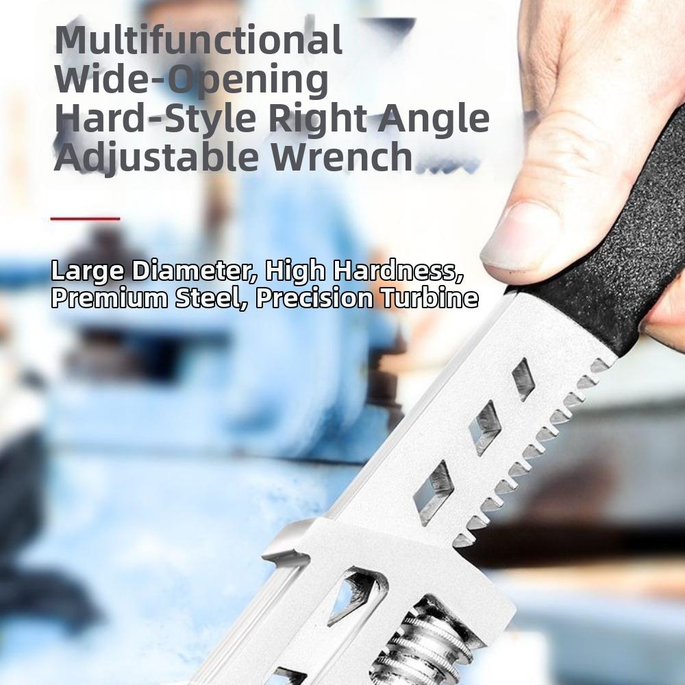 Large Opening Universal Adjustable Wrench Wide Jaw Opening Wrench For Bathroom Pipe