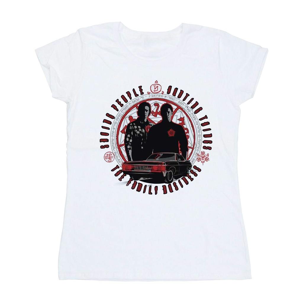 Supernatural Womens/Ladies Family Business Cotton T-Shirt