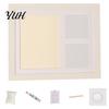 Pet Remembrance Gift Paw Print Commemorative Photo Frame, Dog And Cat Memory Keepsake Display, Memorial Shadow Box DIY Ink Pad Soft Space Mud Set for