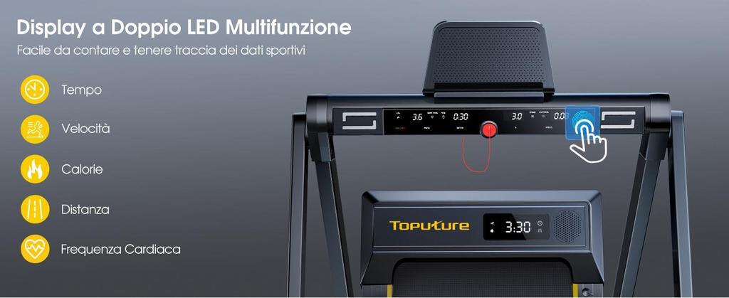 NEW Treadmill TP1 Folding Electric Rolling Mat 16 km/h, 12 Programs, Cardiometer APP and Remote Control, Walking and Running Machine for Indoor.