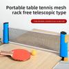 Portable Ping Pong Net Rack Anywhere Retractable Rack Replacement Quality Plastic Table Tennis Net Exercise Accessories Mesh
