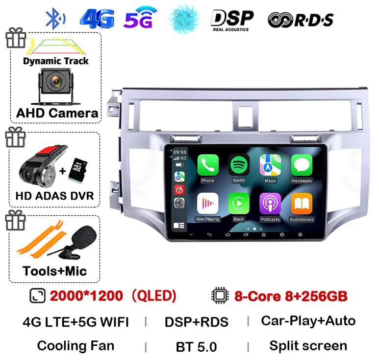 Android 14 Carplay Auto For Toyota Avalon 3 2005 2006 2007 2008 2009 2010 Car Radio Multimedia Player Stereo GPS WIFI Head Unit