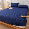 Waterproof Solid Color Quilted Bed Sheet - Thickened, Urine-Proof Mattress Protector
