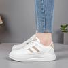 Модная женская повседневная обувь, лаконичные дышащие белые женские туфли, удобные кроссовки на платформе для бега, трендовая универсальная обувь для сноуборда 2024 года