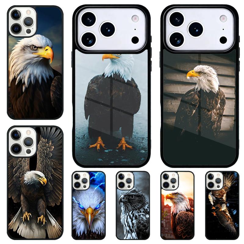 Чехол для телефона с изображением орла, ястреба, птицы, животного для iPhone 17 Air 16 15 11 12 14 13 Pro Max Ударопрочный чехол