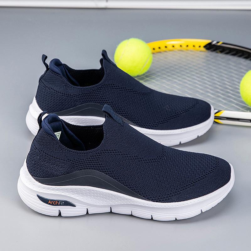 Дышащая нескользящая обувь для ходьбы для мужчин и женщин на весну и осень — идеально подходит для активных людей среднего и пожилого возраста