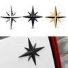 3D Car Decoration  Guide Star Adhesive Badge Emblem Sticker for Universal Cars Moto Bike Car Styling