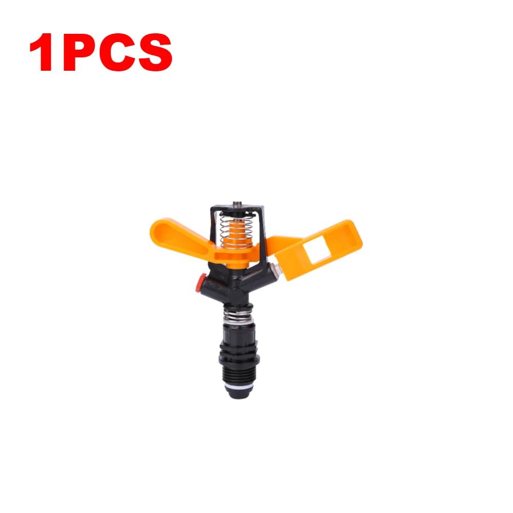 360 Rotary Garden Irrigation Sprinkler Rotatable DN15 1/2 Lawn Impact Sprinkler Simple Operation for Seedling Gardening Supplies