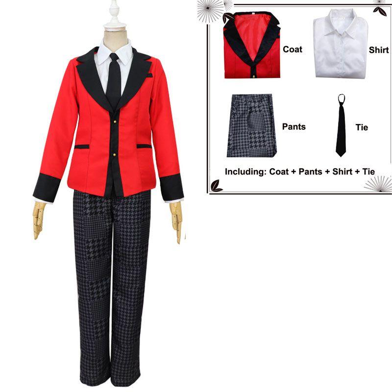 Костюм для косплея Kakegurui Jabami Yumeko Ryota Suzui, выполненный из прочной ткани и с идеальными швами для праздничных мероприятий