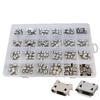 50/100/150 шт. Разъем порта зарядки USB Type-C 2/6/16-контактный SMD SMT PCB Разъем USB-C Для ремонта телефонов и цифровых устройств Комплект