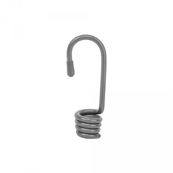 Steel Hook for Elastic Rubber Gray 10 Pcs Bungee Cord Hook Fastening