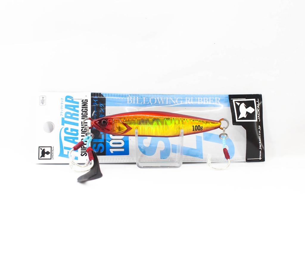 Jackall Metal Jig Flag Trap 100 Grams Red Gold (7848)