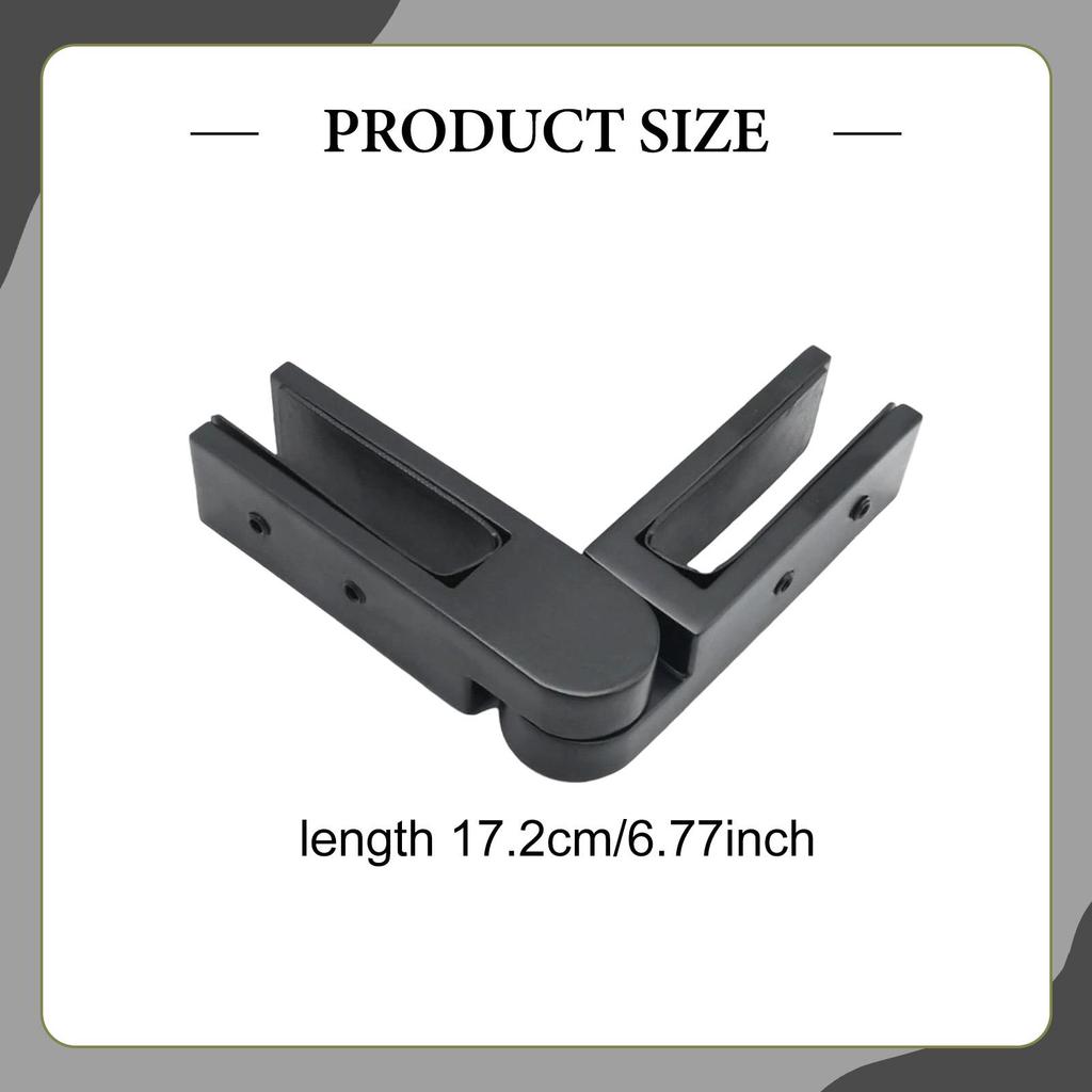 Adjustable Glass to Glass Clamp Railing Clip Bracket Support Stainless Steel Professional Railing Clamp for Stairs Balustrade