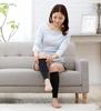 BS Fine Hot Stone Leg Warmers Pair for Both Warm But Not Relieve Cold and Fatigued BSFINE BA0110 and Made In Japan Size "Wearable Bath" (One Feet)