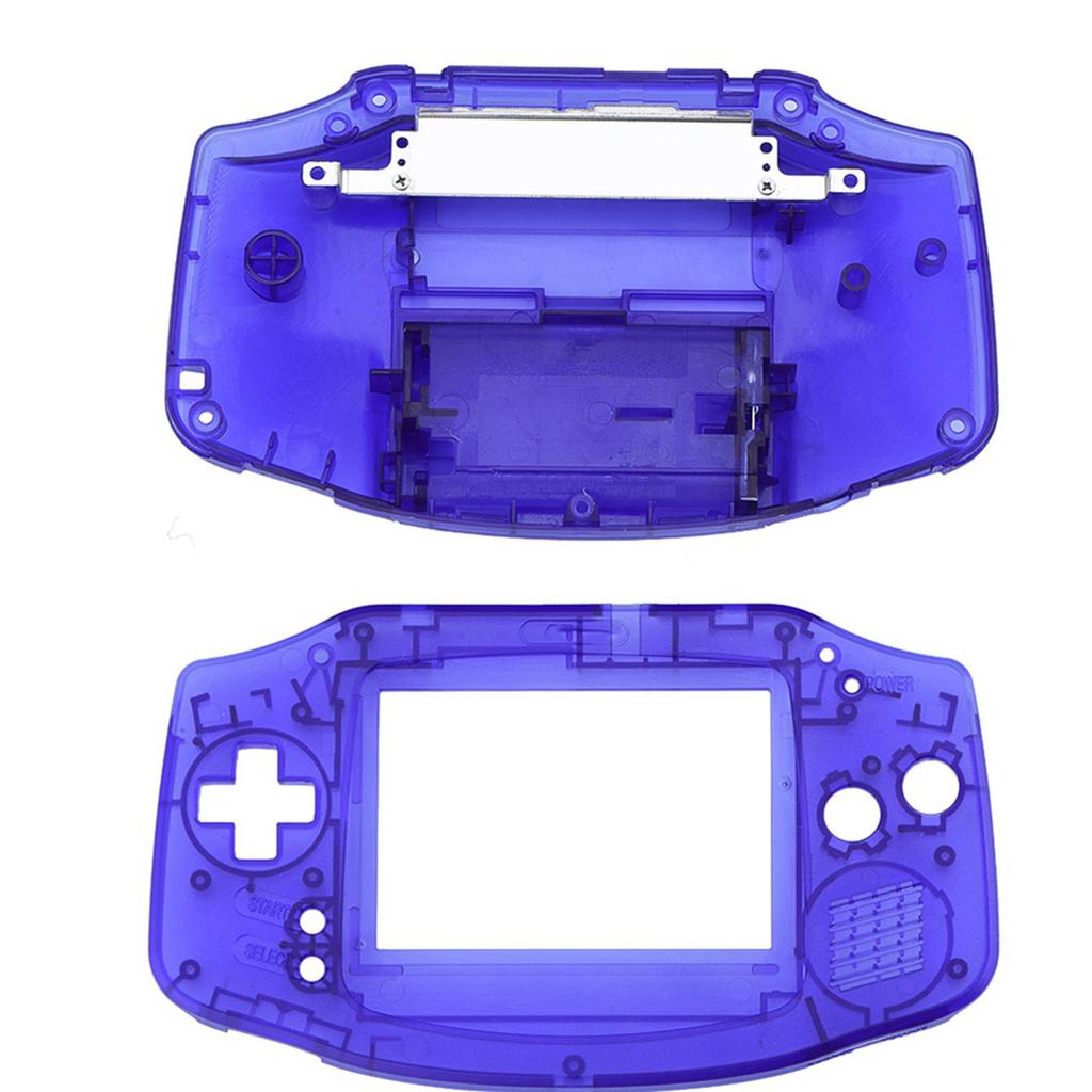 Housing Fit for GBA Game Console Portable Console Plastic Protective Case with Screen Protecting Sticker