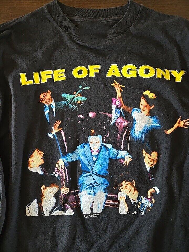 Life of Agony Music For Lovers Black T-Shirt Cotton Full Size