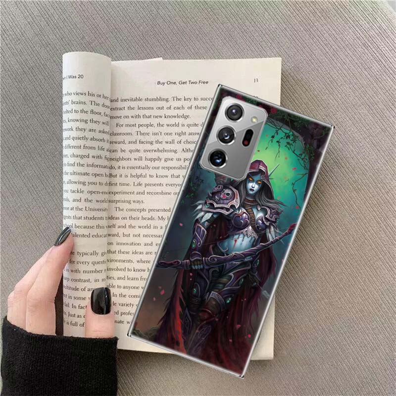 W-World Of W-Warcraft Чехол для телефона с эльфом Для Samsung A17 A16 A26 A36 A56 A14 A24 A34 A54 A04S Galaxy A12 A22 A32 A52S A42 A72 M30S M