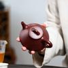 190 мл Исинский фиолетовый глиняный чайник Знаменитый ручной работы каменный совок Чайник Красота Чайное ситечко Чайник Китайская посуда из цинши Индивидуальный